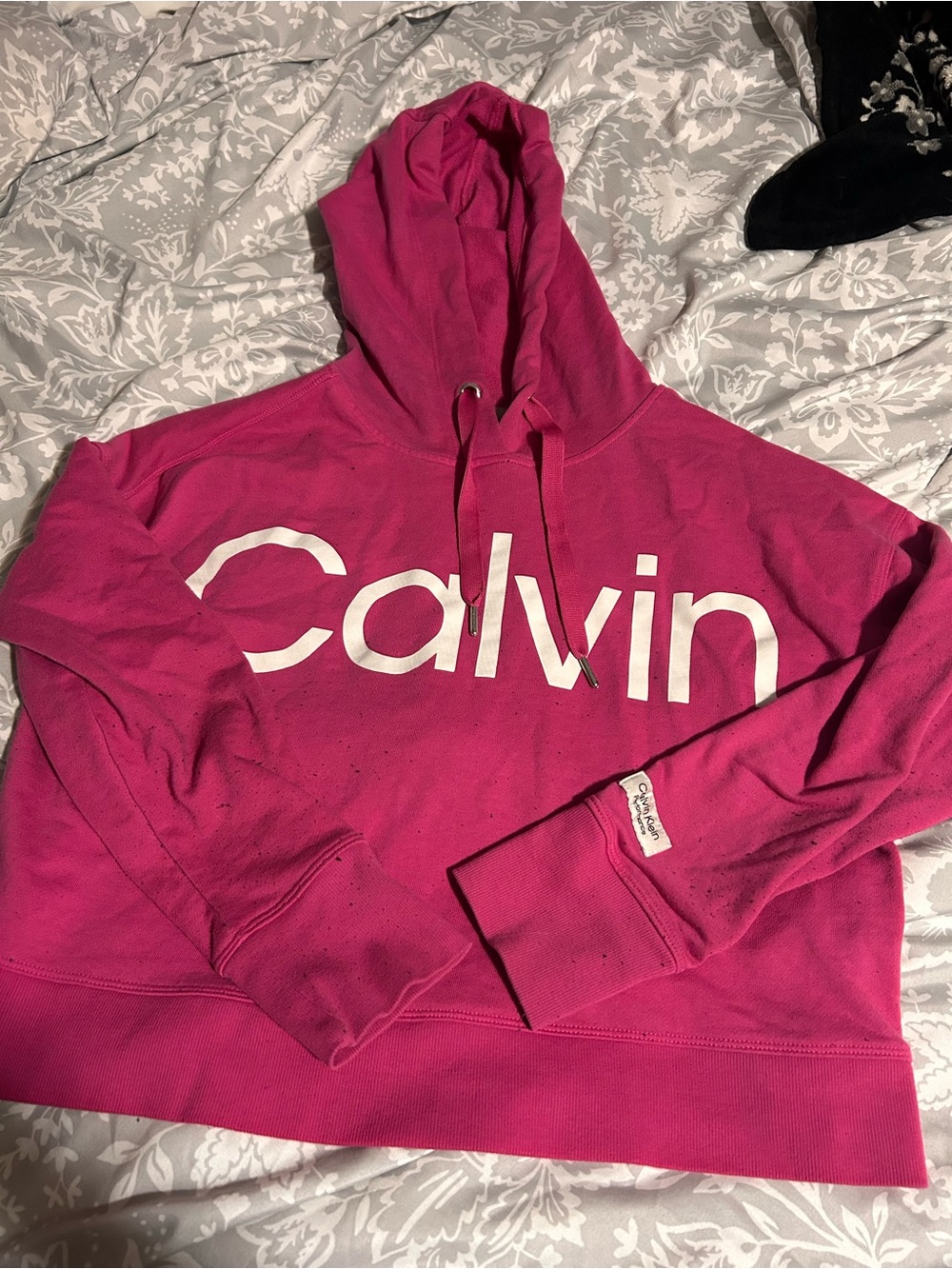 Calvin Klein Bright Pink Performance Hoodie
